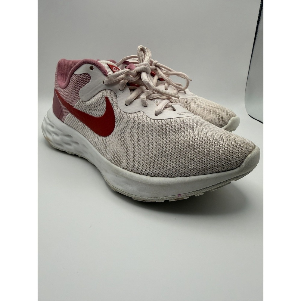 Nike Revolution 6 Next Nature Women's 8.5 Pink Red Running Walking Shoes